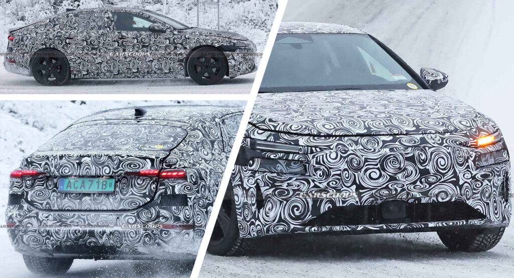 Production Lamps Shed Light On How Production Audi A6 E-Tron Will Look