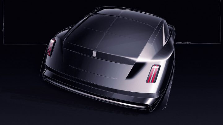 Rolls-Royce Spectre Design Sketch Render