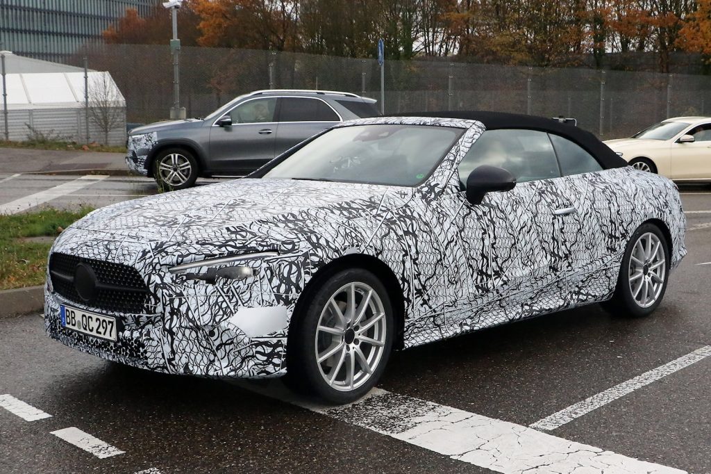 Spied Mercedes-Benz CLE Convertible Shows Resemblance with the SL