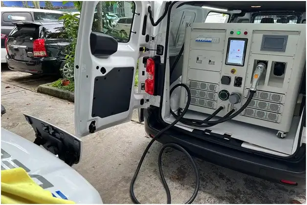 emergency mobile EV charging system